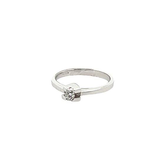 Anillo Cianfrone Gioielli Mujer Solitario in Oro Diamante 0.15 Ct ANOR-96-198 - ANOR-96-198